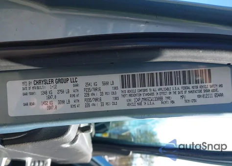 2012 Jeep Liberty Sport from USA, damaged, VIN 1C4PJMAK6CW133088